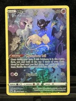 Pokemon TCG Mew GG10/GG70 Crown Zenith Galarian Gallery Holo Ultra Rare ENG - Image 1