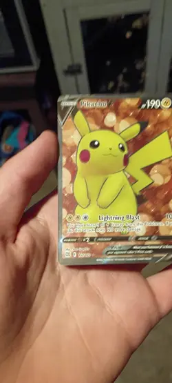 Pikachu V 157/172 Brilliant Stars Full Art NM Pokemon - Image 1