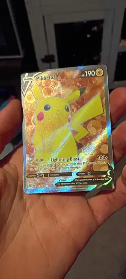 Pikachu V 157/172 Brilliant Stars Full Art NM Pokemon - Image 2