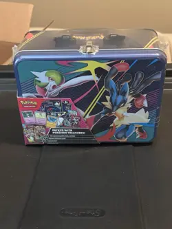 2025 Pokemon TCG Collector Treasure Chest Lunch Box Tin - Factory SEALED - Image 1