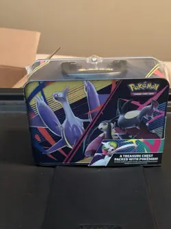 2025 Pokemon TCG Collector Treasure Chest Lunch Box Tin - Factory SEALED - Image 3
