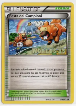 Pokemon ITALIAN Champions Festival (Festa dei Campioni) BW95 Worlds 13 Promo LP - Image 1
