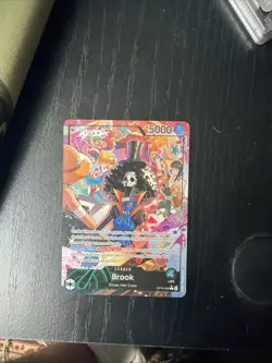 OP15-022 Brook Alt Art Leader Adventure on Kami’s Island One Piece TCG English - Image 1
