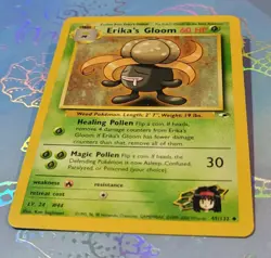 Erika’s Gloom 45/132 Gym Heroes Pokemon Card VLP - Image 3