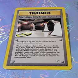 Vermilion City Gym 120/132 Gym Heroes Pokemon Card NM - Image 3