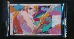 Nami OP4-28 One Piece Itajaga Bandai Wafer Card Sealed Japanese - Image 1