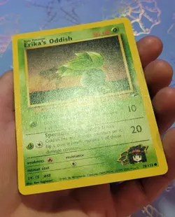 Erika's Oddish 78/132 Gym Heroes Pokemon Card NM Vintage WoTC - Image 3