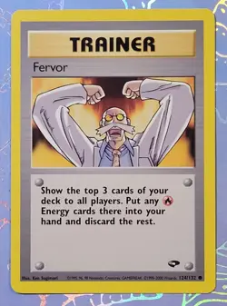 Fervor 124/132 Gym Challenge Pokemon Card NM - Image 1