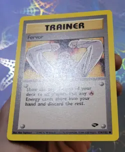 Fervor 124/132 Gym Challenge Pokemon Card NM - Image 4