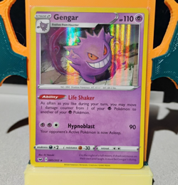Gengar 85/202 - Sword & Shield Holo Rare Pokemon TCG Card Near Mint NM Card - Image 1