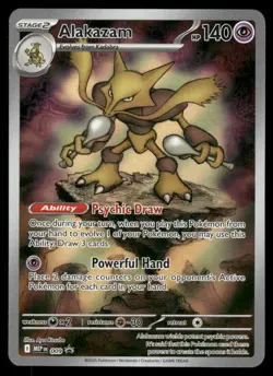 Pokemon Cards Alakazam 009 Mega Evolution Promo NM *2 - Image 1