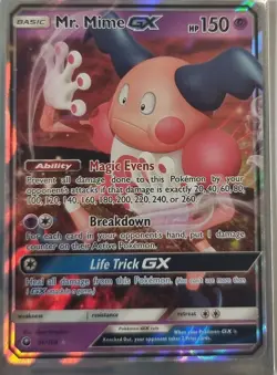 Mr. Mime GX SM - Celestial Storm 56/168 Holofoil Near Mint Single Card - Image 1