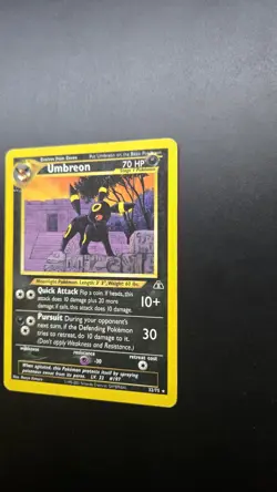 Umbreon 32/75 Neo Discovery Regular Pokemon Card - Ungraded - Image 2