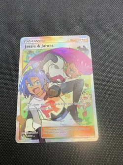 Jessie & James 68/68 Ultra Rare Holo Pokemon Card Full Art NM Hidden Fates - Image 3