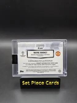 WAYNE ROONEY /5 MATCH-WORN PATCH AUTO 2022-23 Topps Dynasty UEFA Autograph - Image 2