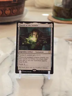 MTG Sword of the Animist Commander Adventures in the Forgotten Realms Regular NM - Image 1