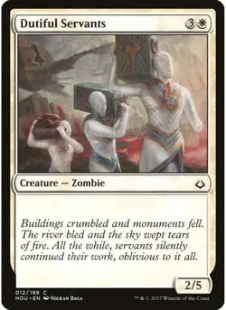 Dutiful Servants 12 MTG NM - Hour of Devastation - Image 1