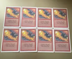 MTG 8x Red Elemental Blast Playset Lot x8 Old School Magic The Gathering - Image 1
