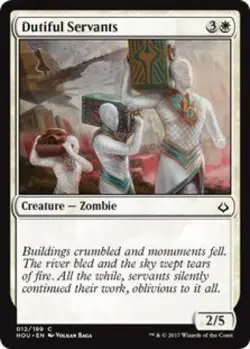4 x Dutiful Servants (012/199) - Hour of Devastation - Common - Image 1