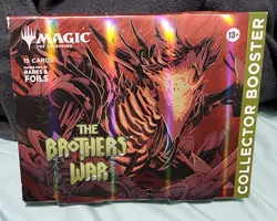 Magic The Gathering The Brothers War Collector Booster Omega Pack - New & Sealed - Image 1