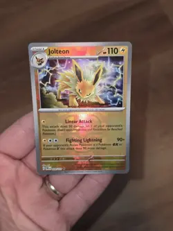 Pokemon Jolteon Prismatic Evolutions 29/131 Master Ball Holo Near Mint English - Image 1