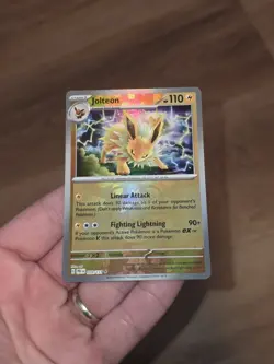 Pokemon Jolteon Prismatic Evolutions 29/131 Master Ball Holo Near Mint English - Image 2