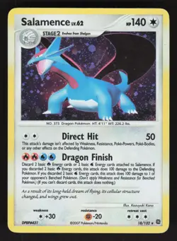 Salamence 18/132 Holo Rare Pokemon TCG Secret Wonders MP - Image 1