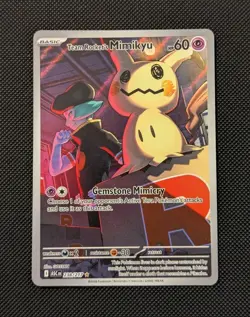 Pokemon TCG Team Rocket’s Mimikyu 238/217 Ascended Heroes Illustration Rare - Image 1