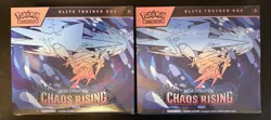 Pokemon TCG Chaos Rising Elite Trainer Box Lot Of 2 Plus 3 Pack Blister - Image 5