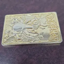 1999 Burger King Pokemon Charizard Nintendo 23K Gold Plated Trading Card - Image 3