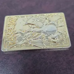 1999 Burger King Pokemon Charizard Nintendo 23K Gold Plated Trading Card - Image 4