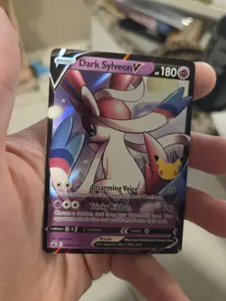Pokemon TCG Dark Sylveon v SWSH134 Black Star Promo Holo Ultra Rare NM Condition - Image 1