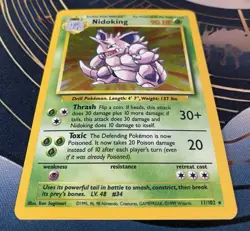Nidoking 11/102 1999 Pokemon Base Set Holo Unlimited - Image 4