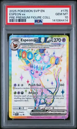 PSA 10 ESPEON EX 175 BLACK STAR PROMO PRISMATIC EVOLUTION COLLECTION POKEMON 😍 - Image 1