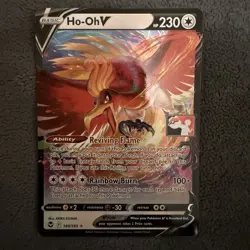 Ho-oh V Pokemon Prize Pack Series 3 Promo Pokemon Card NM Stamp - Image 1