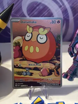 English Darumaka 097/086 Illustration Rare Black Bolt Pokemon TCG Pack fresh Uk - Image 2