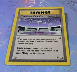 Cerulean City Gym 108/132 Gym Heroes Pokemon Card NM - Image 3