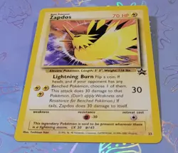 Zapdos 23/53 Vintage Black Star Promo Pokemon Card NM - Image 3