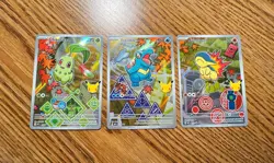 Pokemon TCG: First Partner Illustration Collection Series 2 - Johto Complete Set - Image 1