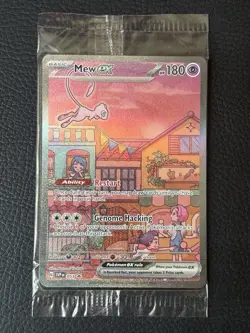 Pokemon Company Mew ex SVP 053 SV Black Star Promo Holo Pokemon TCG ENG (SEALED) - Image 1
