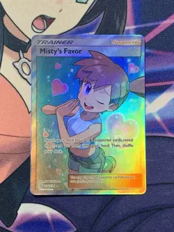 Pokemon Sun & Moon: Unified Minds Misty’s Favor Full Art 235/236 Mint Condition - Image 1