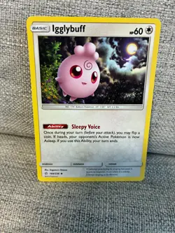Pokemon TCG Igglybuff 168/236 Cosmic Eclipse (LP+) - Image 1