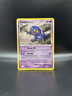 Croagunk 007/017 Pop Series 9 Non-Holo Promo Pokemon TCG - Image 1