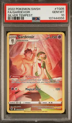 2022 Pokemon Silver Tempest Trainer Gallery Gardevoir Full Art TG05/TG30 PSA 10 - Image 1