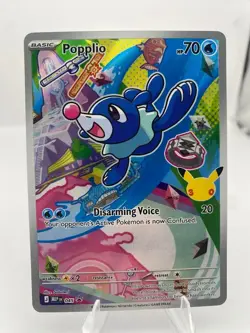 Popplio - 045 #45 (Holo) (NM) ME: Mega Evolution Promo MEP Pokemon - Image 1