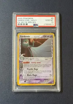 2005 Pokemon EX Delta Species Gardevoir Holo Rare 6/113 PSA 10 Gem Mint POP 65 - Image 1