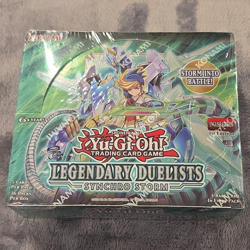 Yu-Gi-Oh! TCG Legendary Duelists Synchro Storm Booster Box 1st Ed English - Image 1