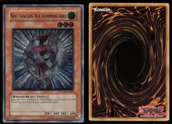 Neo-Spacian Air Hummingbird STON-EN004 ENHANCED Ultimate Rare YU-GI-OH - Image 3