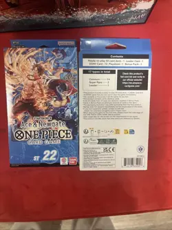 One Piece Card Game: Starter Deck (ST-22) Blue Ace & Newgate ENGLISH SEALED - Image 2
