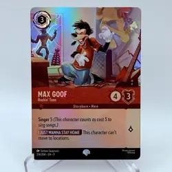 Max Goof - Rockin' Teen 214/204 Fabled Epic Disney Lorcana - Image 1